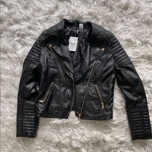 Faux Leather Jacket